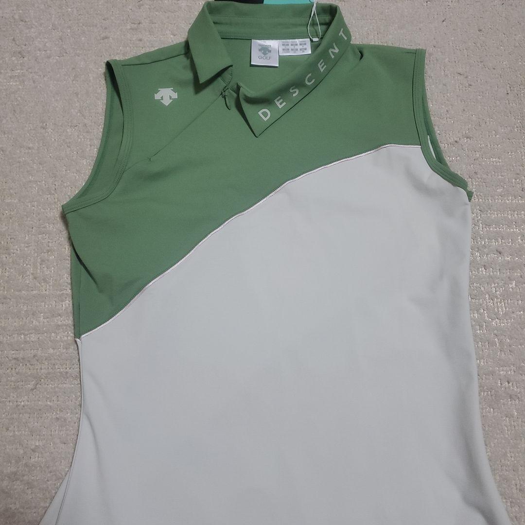 【新品タグ付】DESCENTE GOLF　ノースリーブワンピース　L　ドライ素材