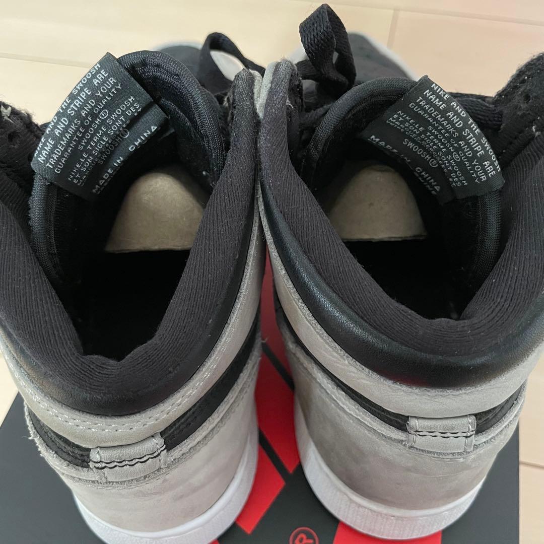 エアジョーダン1 RETORO HIGH OG GS 24cm シャドウ