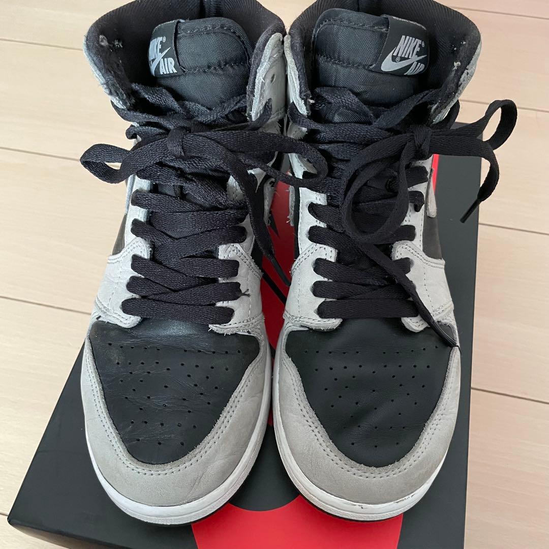 エアジョーダン1 RETORO HIGH OG GS 24cm シャドウ