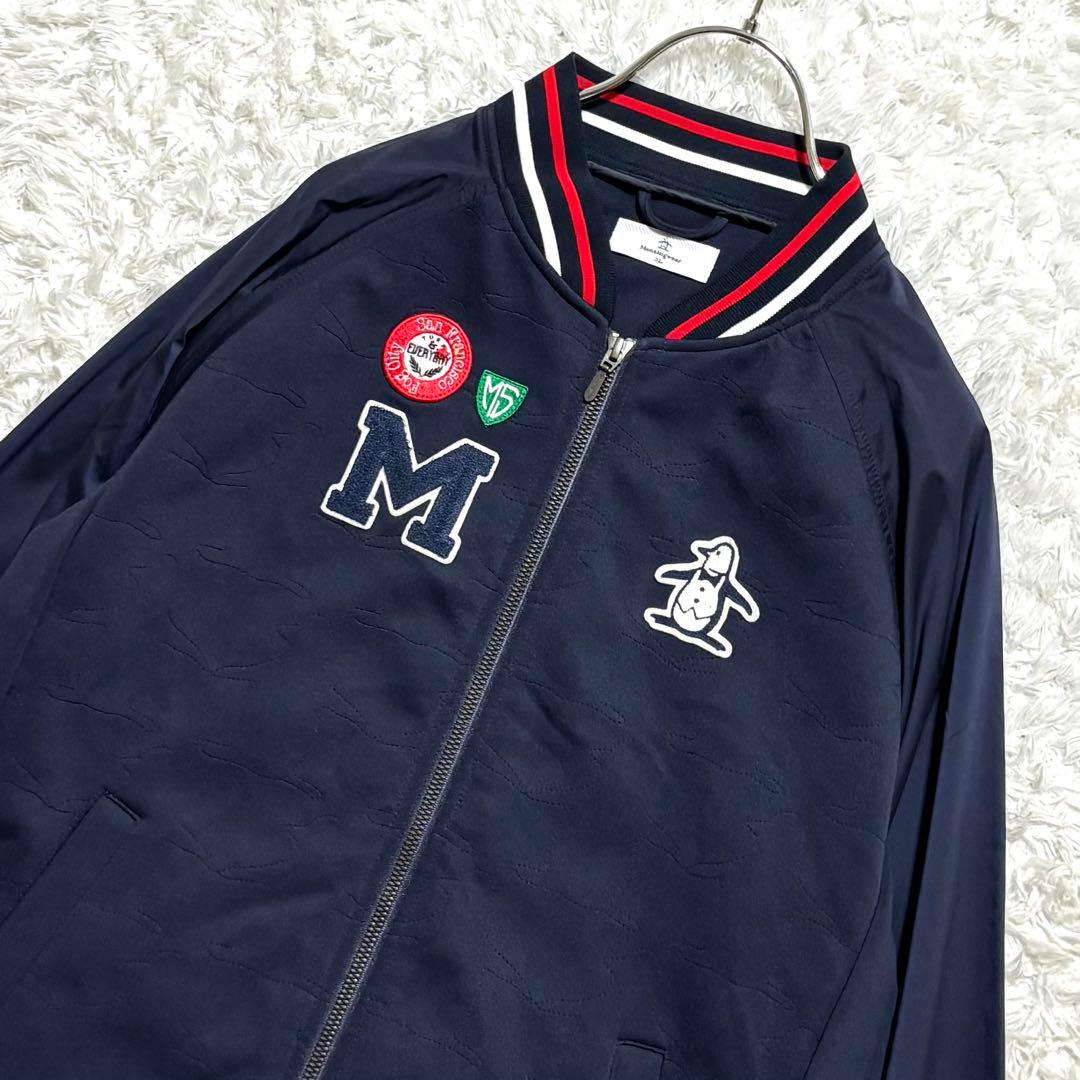 【美品】 Munsingwear ジップアップパーカー 大きいサイズ
