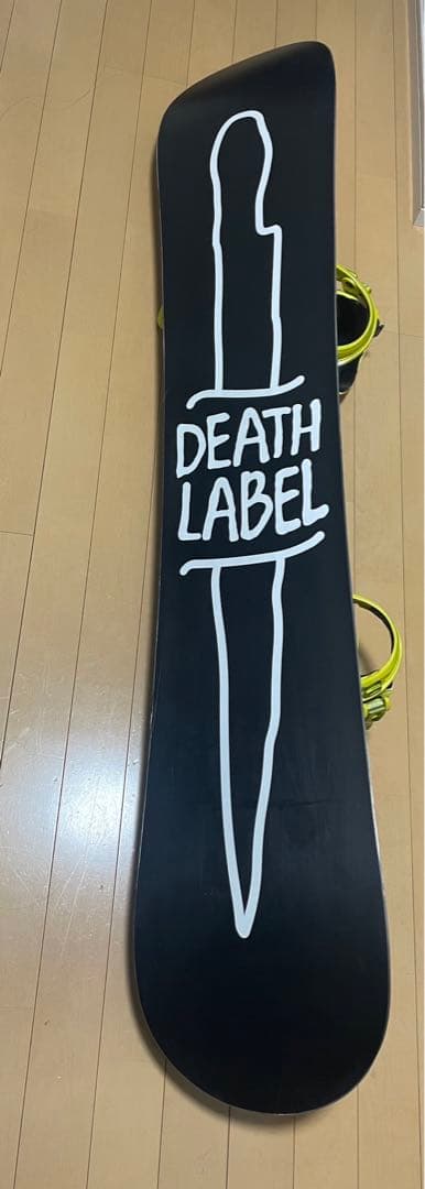 スノーボード&ビンディング　DEATH LABEL 値引きしました。