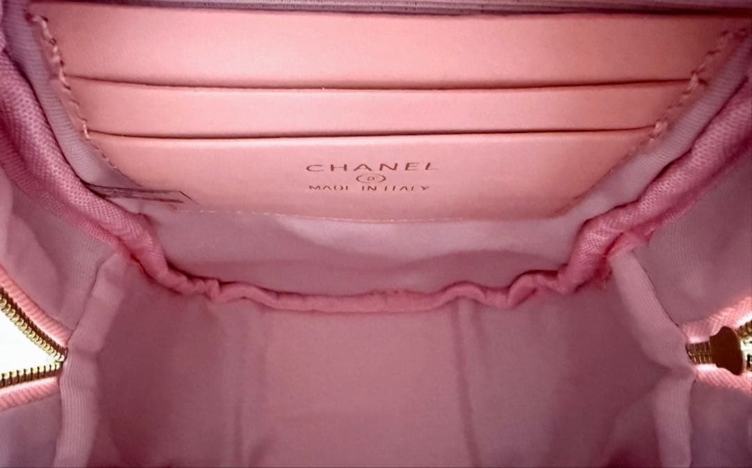 【新品未使用】CHANEL リュック　ツイード　ピンク　ノベルティ