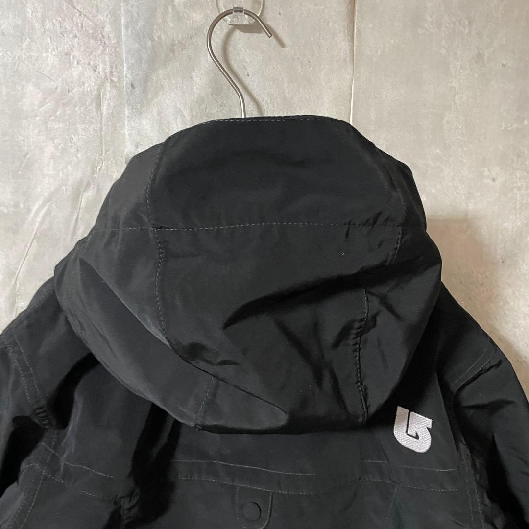 Burtonバートンスキーウェアスノーボードジャケットパーカーフード付黒ブラック