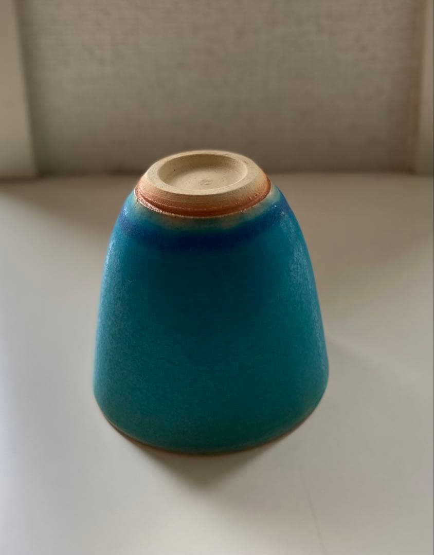 大嶺工房　やちむん　ペルシャブルー　カップ　2個セット