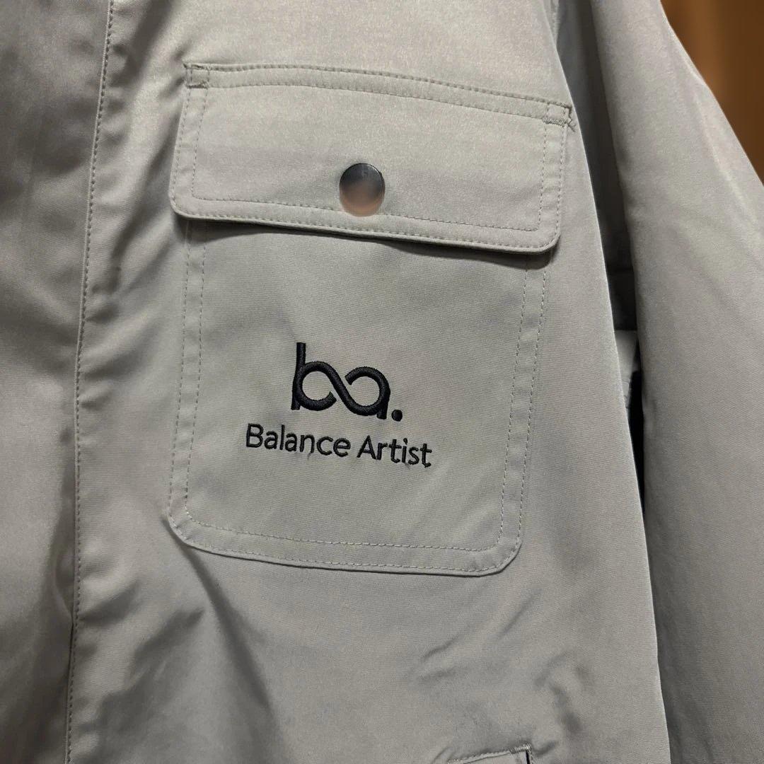 Balance Artistスノーボードウェア 男性用ライトグレー
