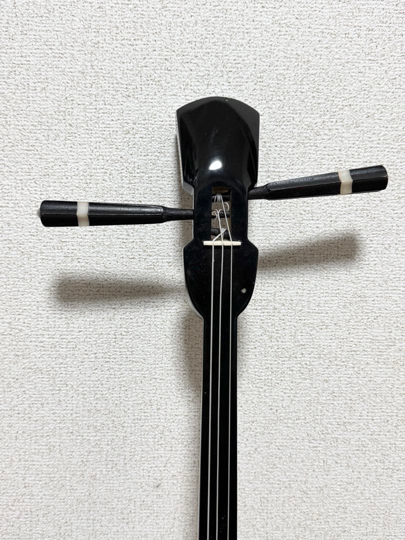 沖縄三線 人工皮 蛇柄 三味線 和楽器 弦楽器 本体 現状品
