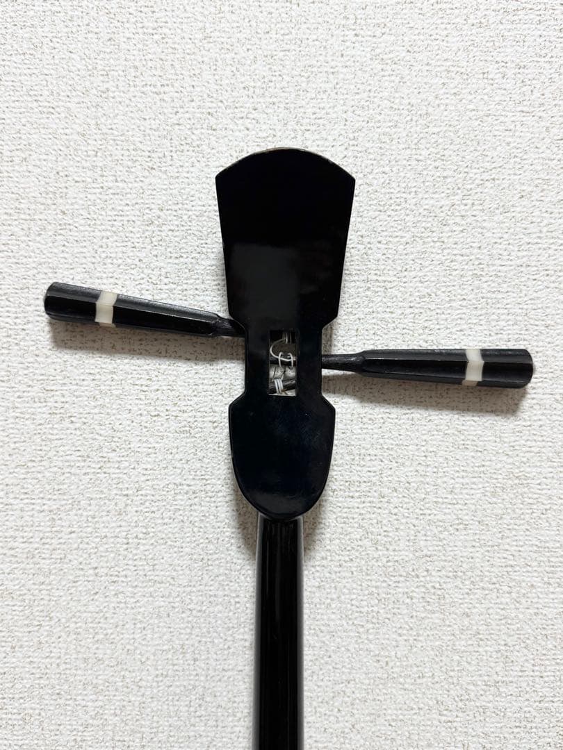 沖縄三線 人工皮 蛇柄 三味線 和楽器 弦楽器 本体 現状品