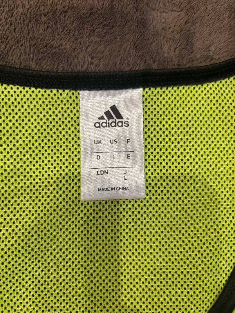 adidas サッカー用ビブス 8枚セット Lサイズ