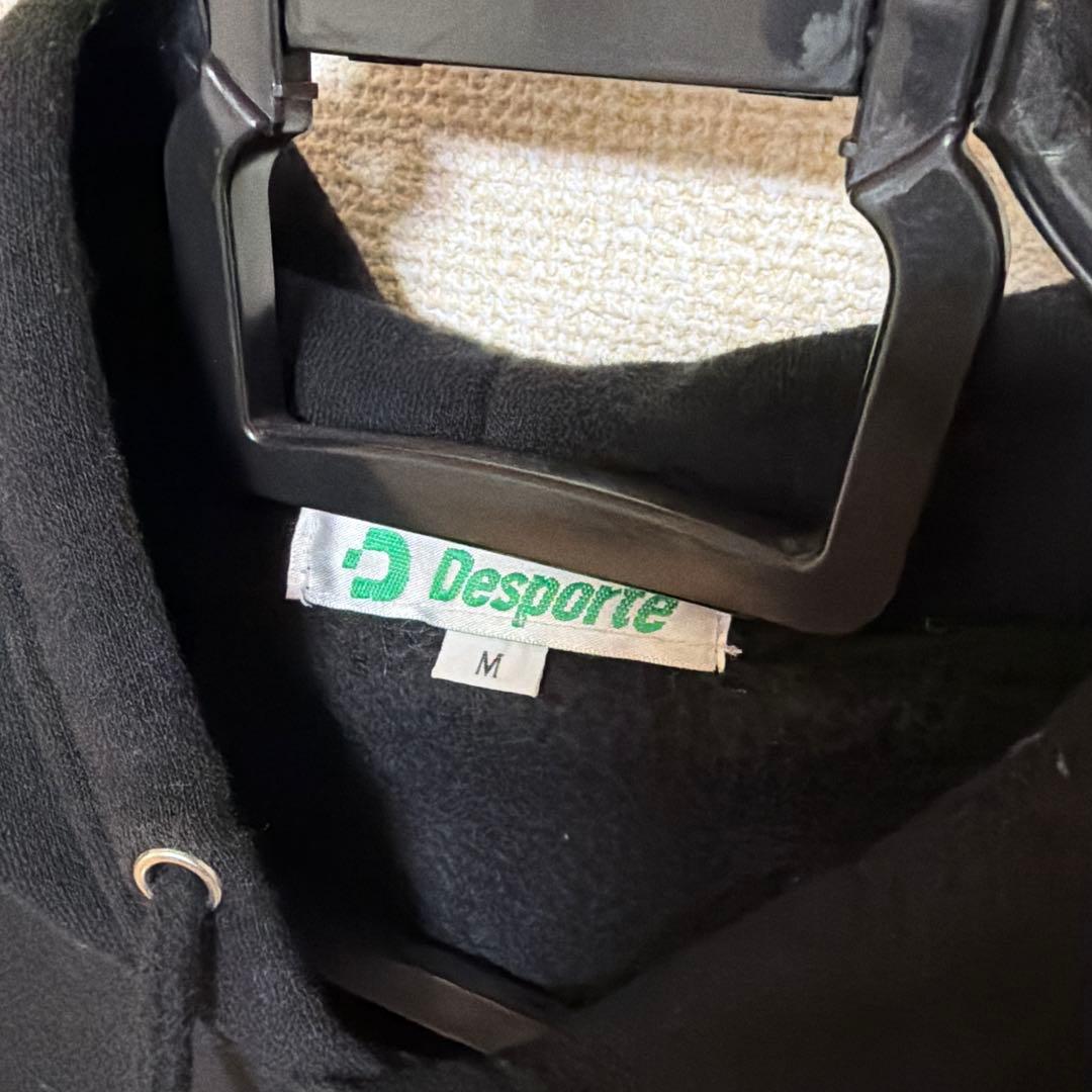 Desporte ブラック パーカー セットアップ 裏起毛