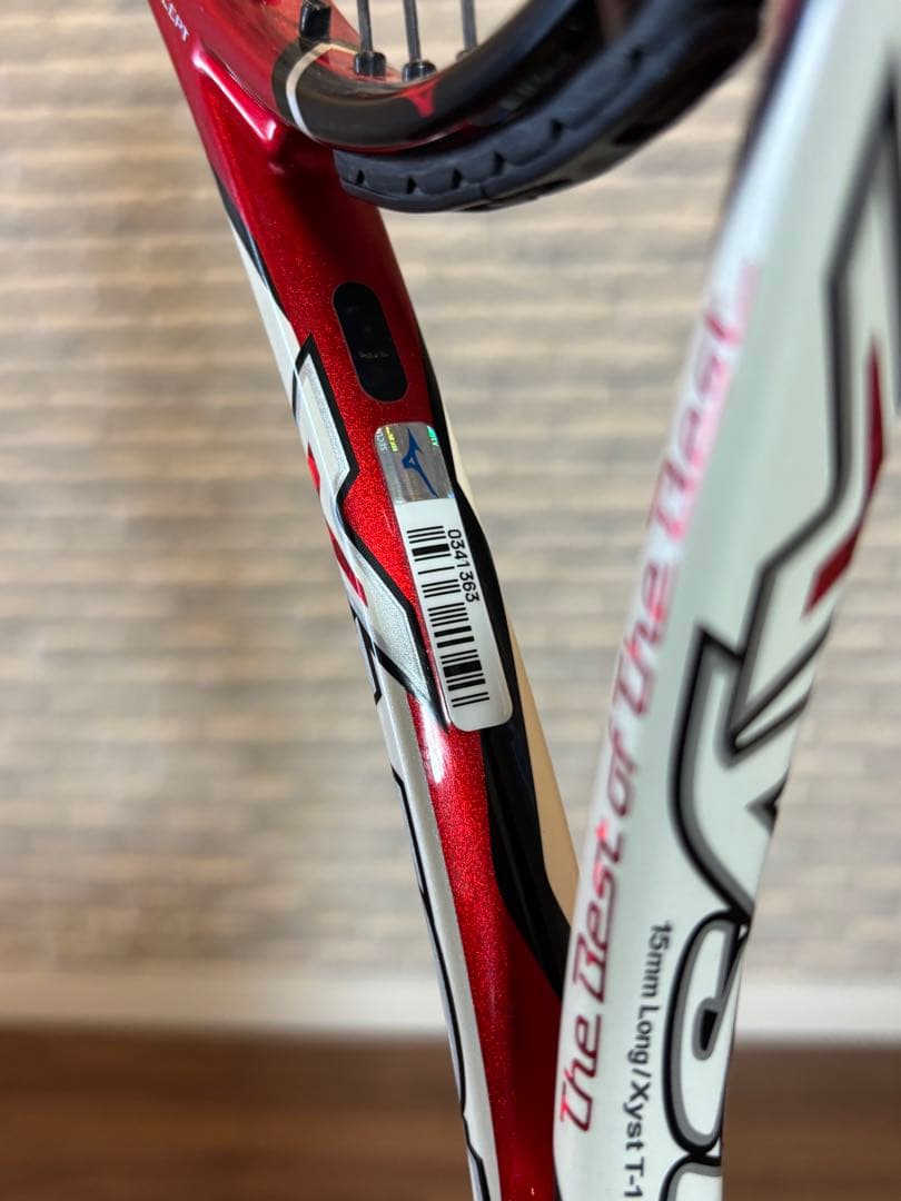 【◎美品•希少】 Xyst T1 テニスラケット レッド Mizuno ラケット