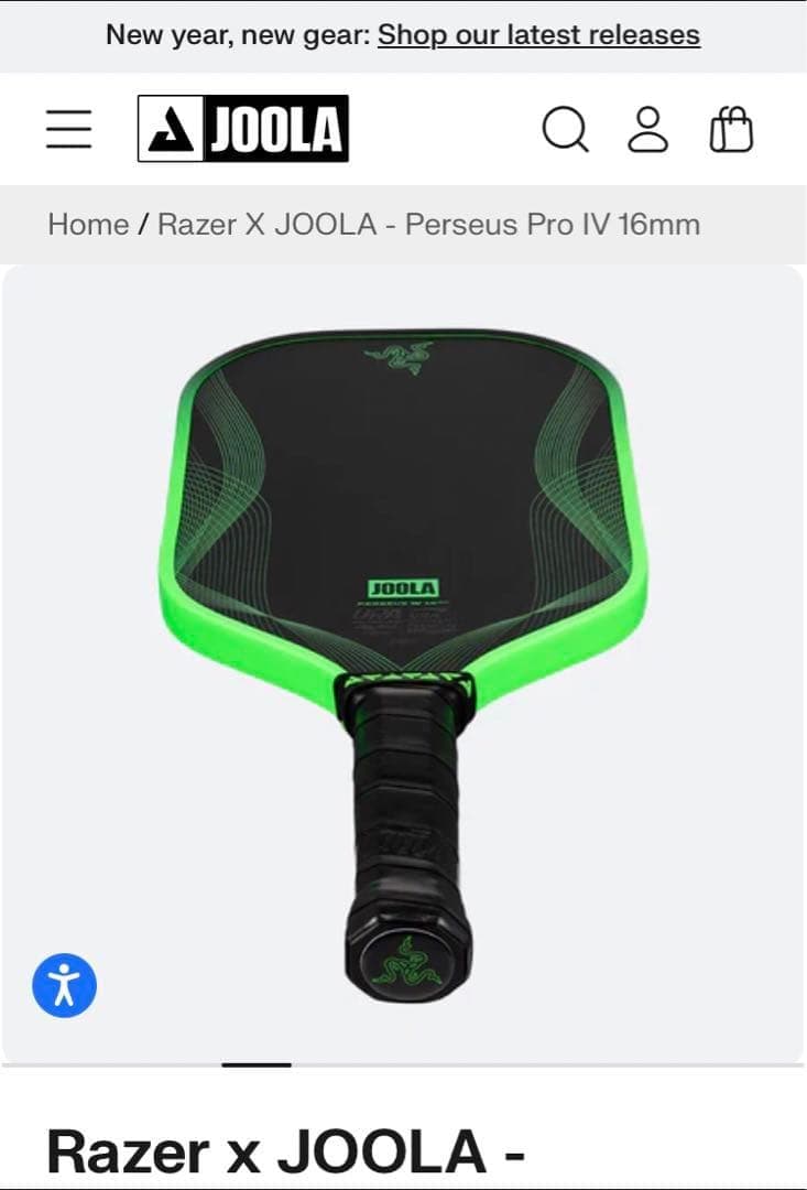 新品‼︎ Razer限定‼︎パドル ピックルボール Perseus Pro IV