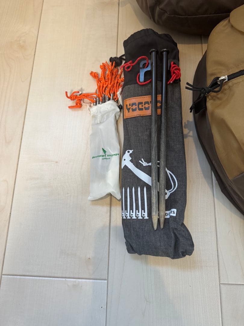  peak エントリーパックtt グランドシート　鍛造、チタンベグ付き