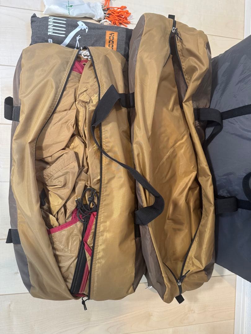  peak エントリーパックtt グランドシート　鍛造、チタンベグ付き