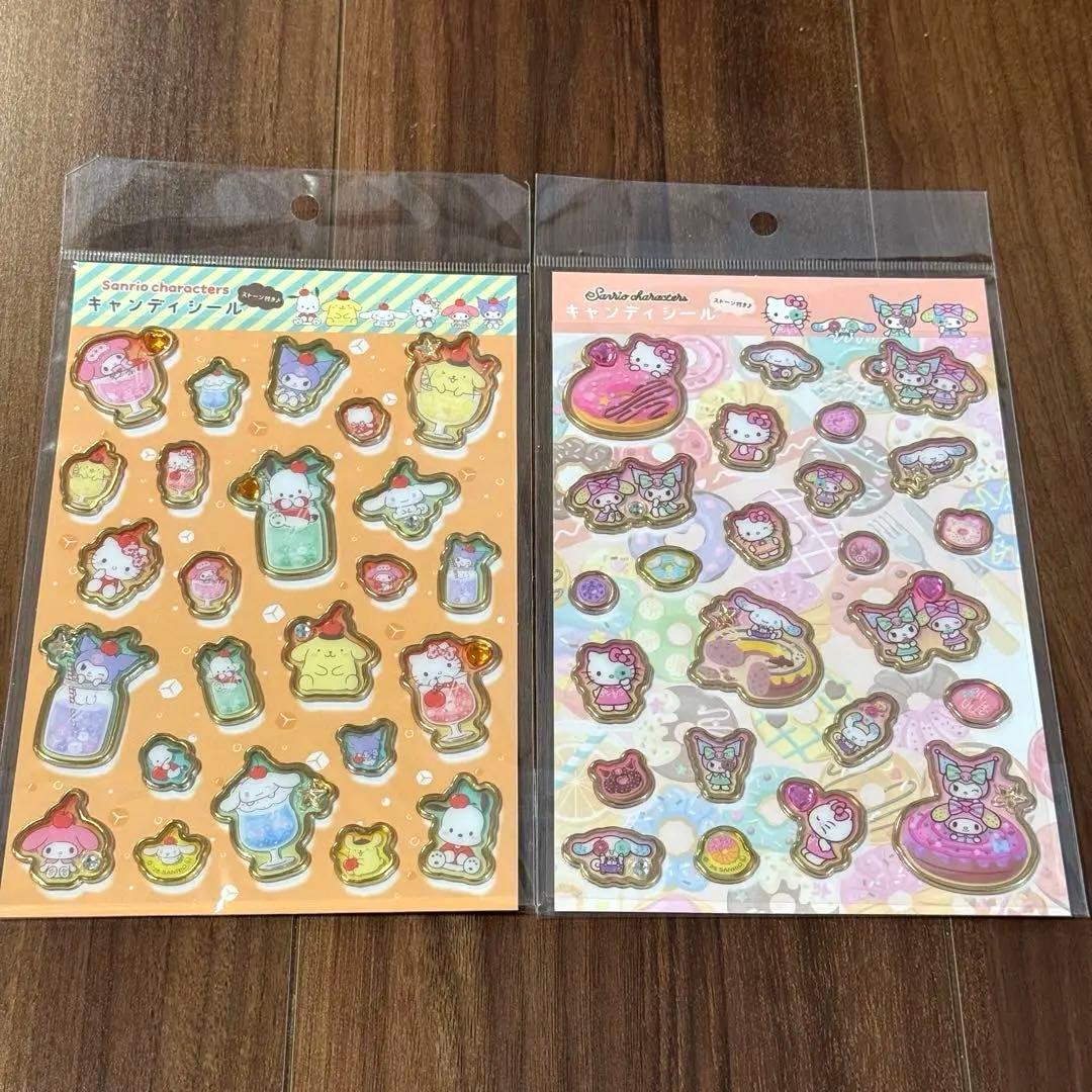 シール ストーンシール　サンリオ　キティ　マイメロ　ポムポムプリン　まとめ売り