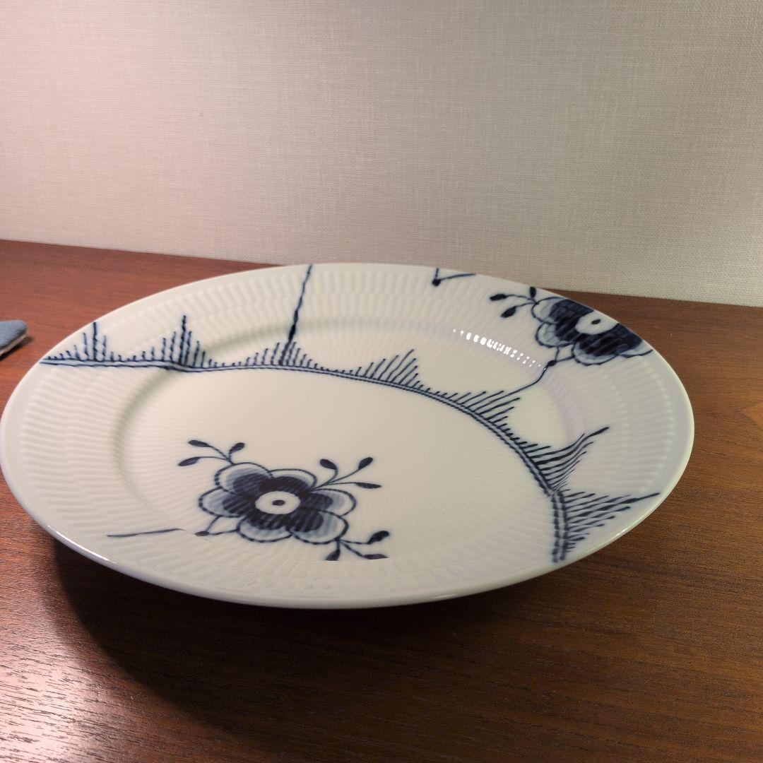 未使用美品　ロイヤルコペンハーゲン　ブルーフルーテッド メガ 口径27cm　大皿