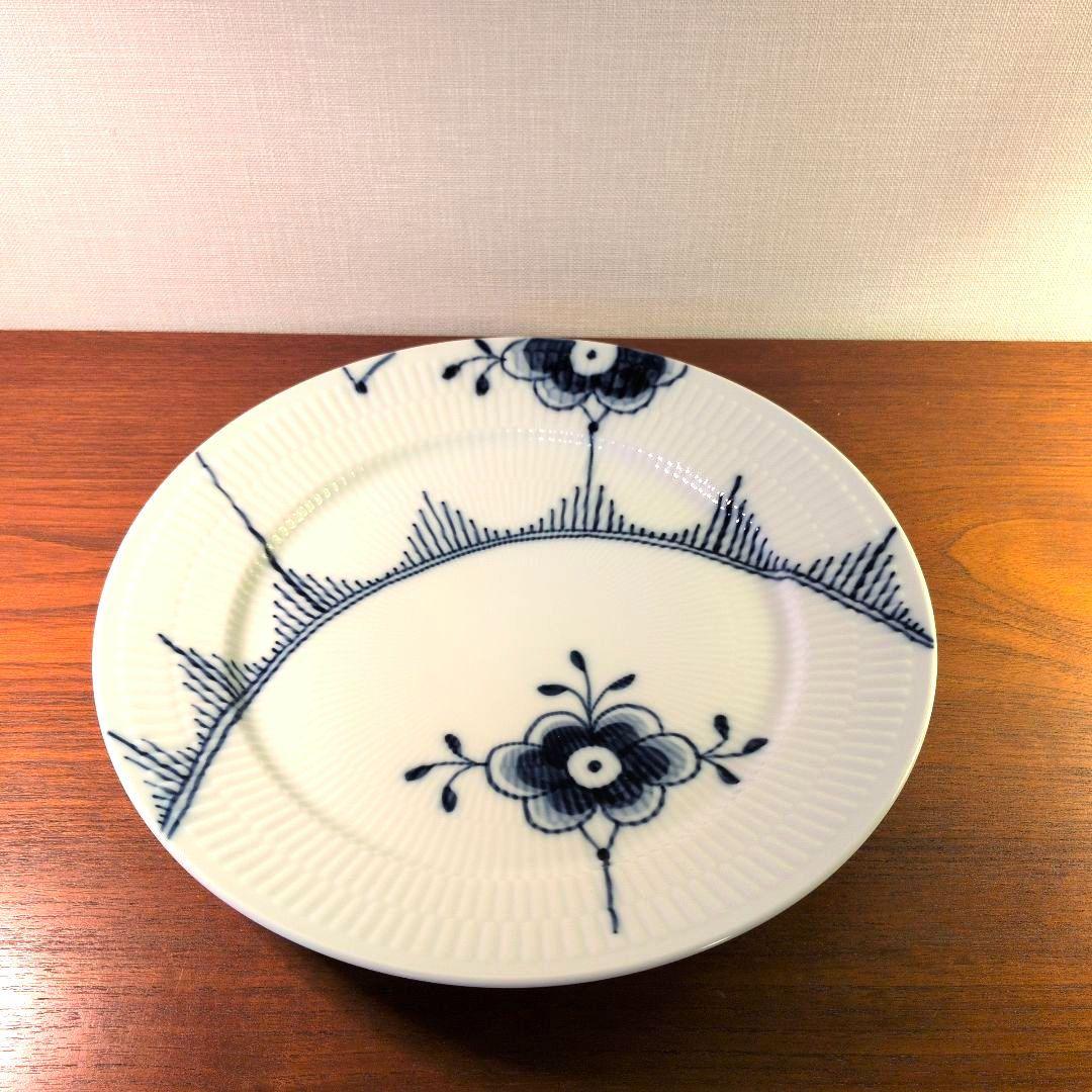 未使用美品　ロイヤルコペンハーゲン　ブルーフルーテッド メガ 口径27cm　大皿