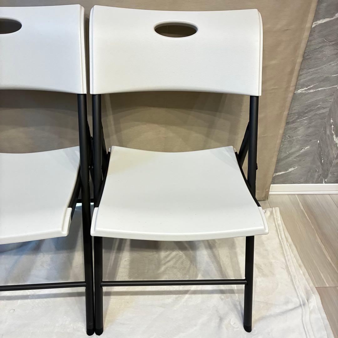 コストコ LIFETIME 折りたたみ椅子 2脚セット 美品