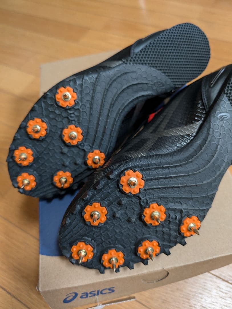 美品　asics　陸上短距離用スパイク　27.5センチ