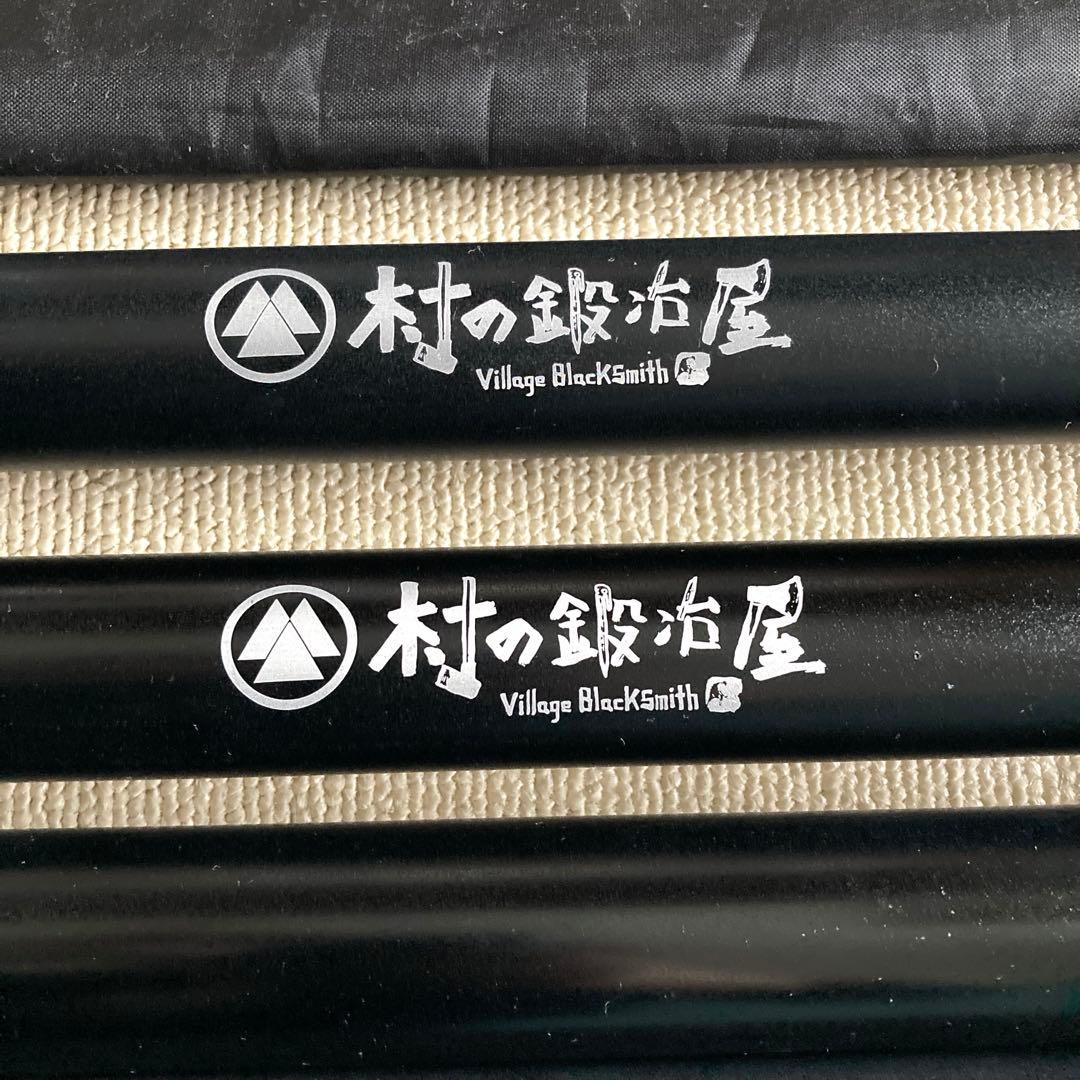 村の鍛冶屋 伸縮アルミタープ ポール 2セット32mm 延長ポール付
