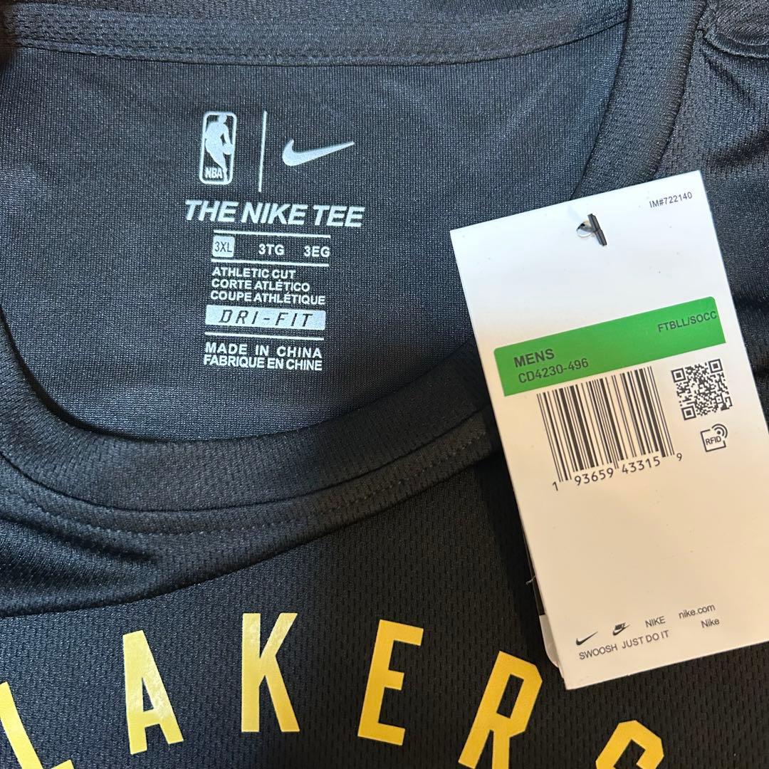 新品未使用タグ付き NIKE ロサンゼルスレイカーズ シャツ 3XL 日本未発売