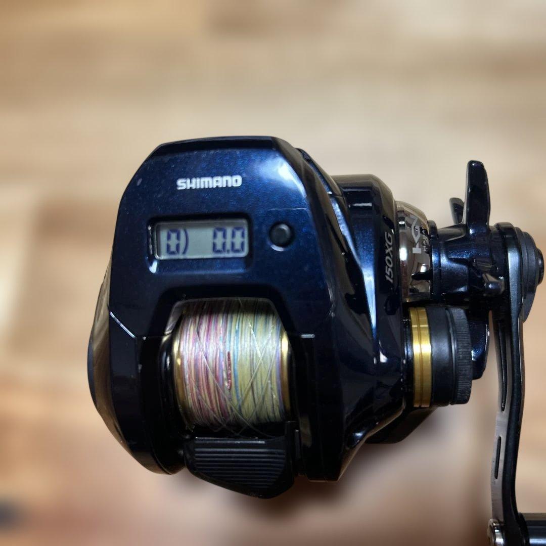 Shimano 19 グラップラーCT 150XG リール デジタル表示付き