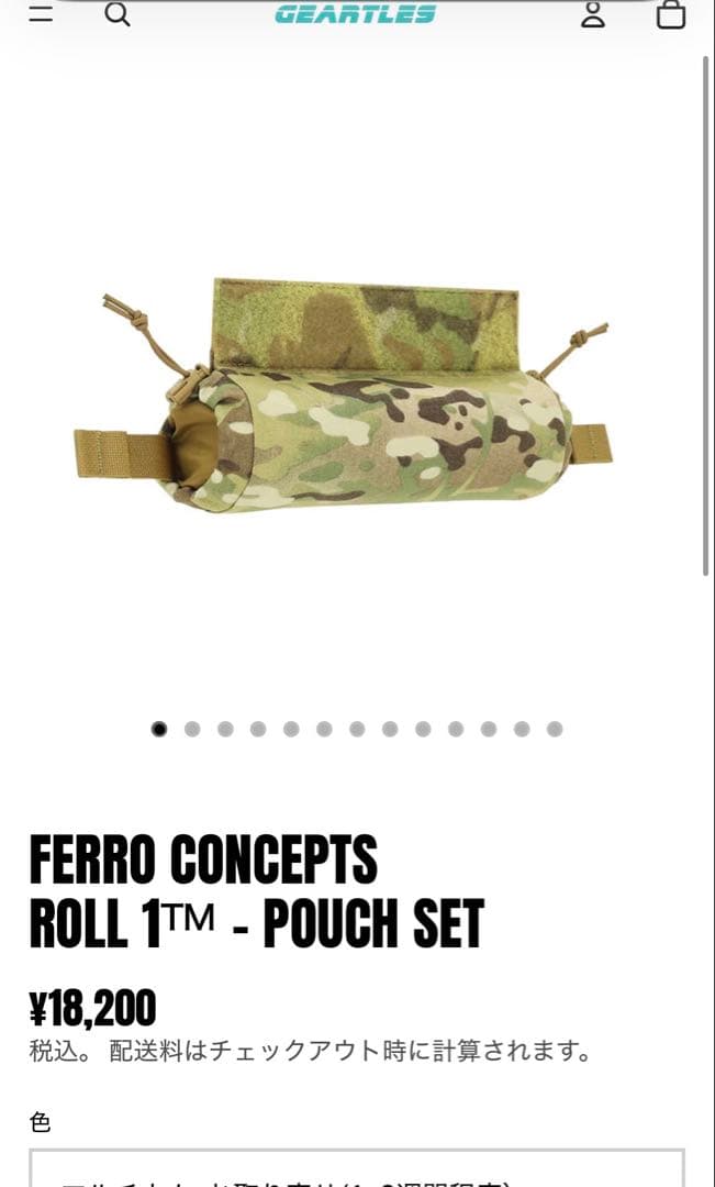 実物 FERRO CONCEPTS ROLL 1™ - POUCH SET