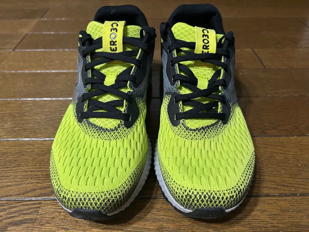 【美品】25.5cm adidas AEROBOUNCE イエロー