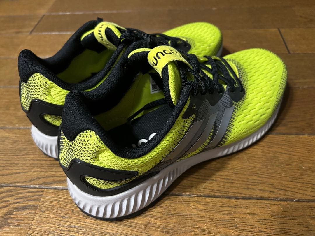 【美品】25.5cm adidas AEROBOUNCE イエロー