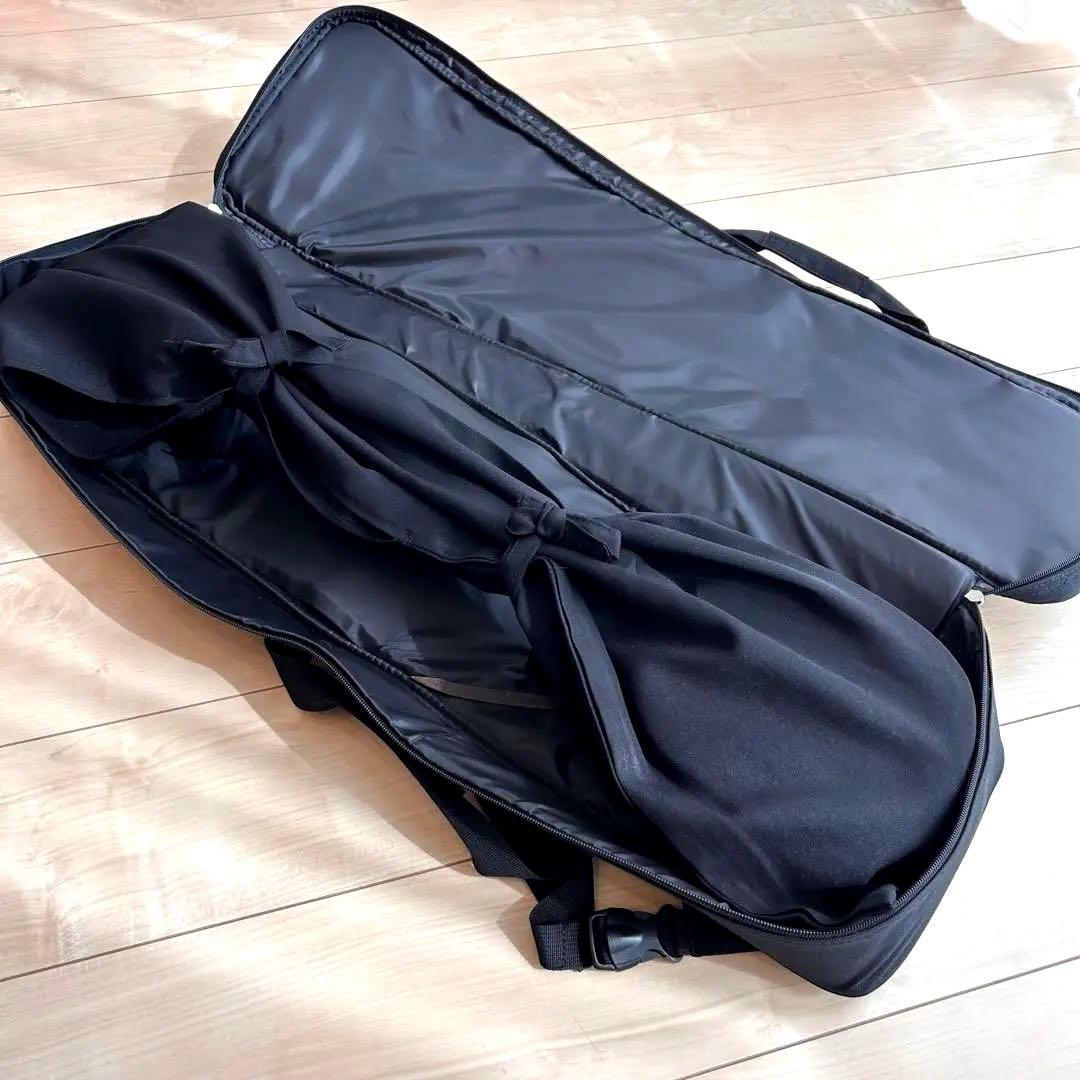 【美品】三線 沖縄 人工皮張り ケース付き 和楽器 民謡楽器 沖縄三線 沖縄民謡