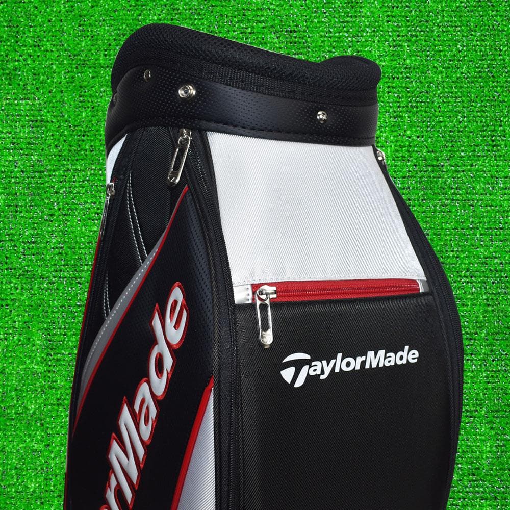 TaylorMade/テーラーメイド ゴルフ キャディバッグ【黒/白/赤】新品！