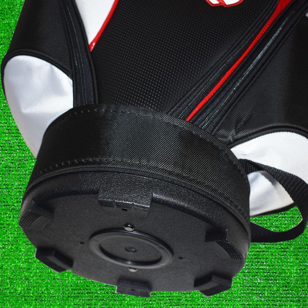 TaylorMade/テーラーメイド ゴルフ キャディバッグ【黒/白/赤】新品！