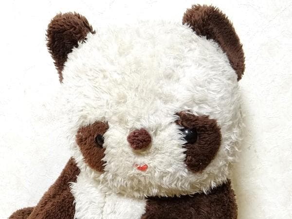 70年代 ビンテージ 三英 エクスラン パンダ ぬいぐるみ 人形 昭和 当時物