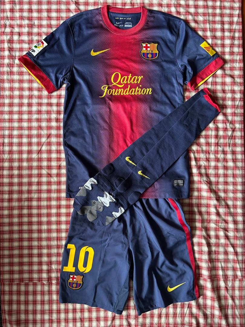ナイキ NIKE FC Barcelona 10番 サッカーユニフォームセットS