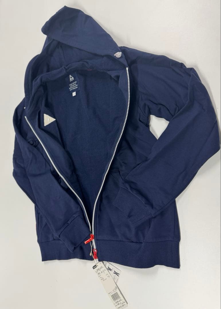 Le Coq Sportif フード付きジャケット ネイビー