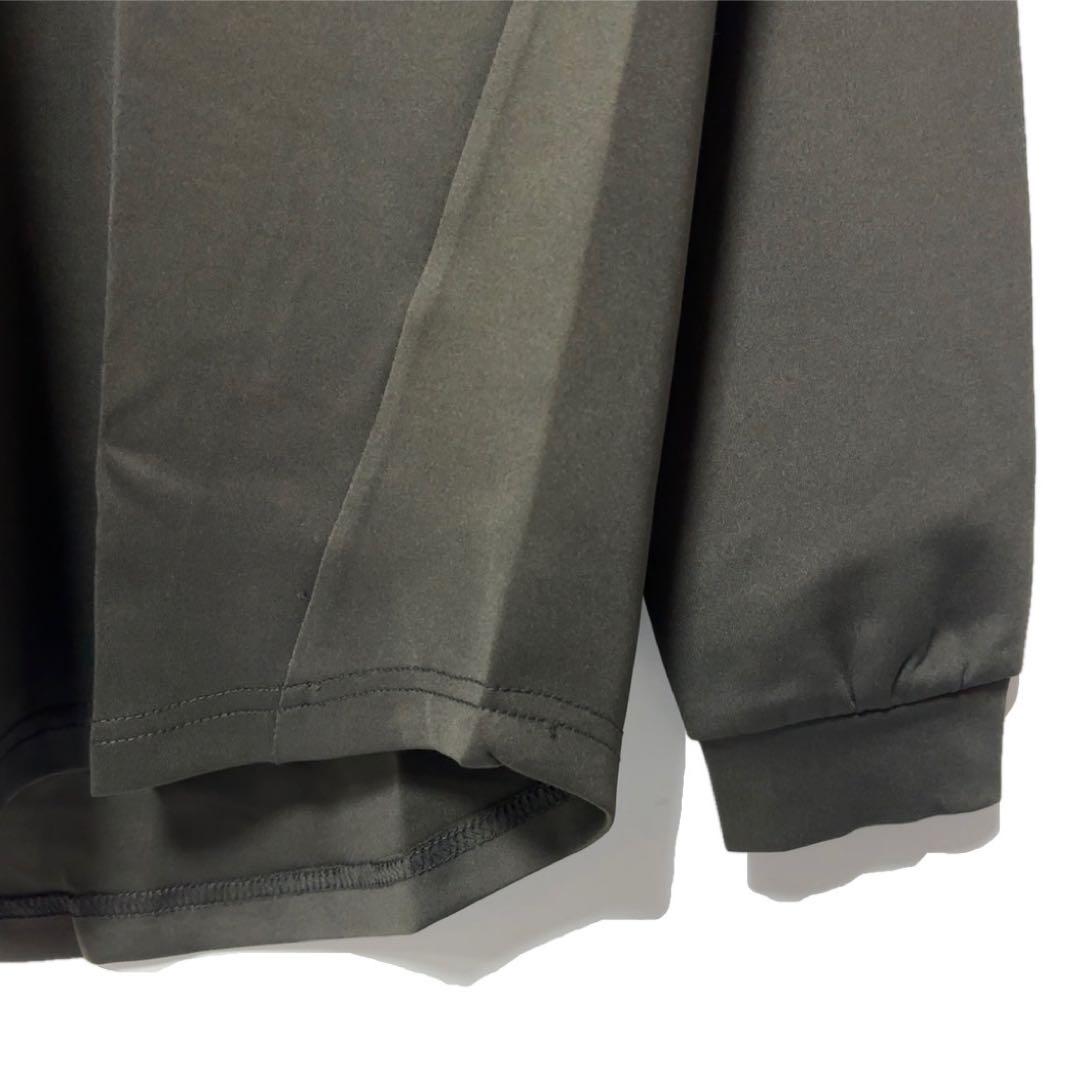 ラッセルノ ゴルフ フロント ビッグ ロゴ LS モックネック ブラック XL
