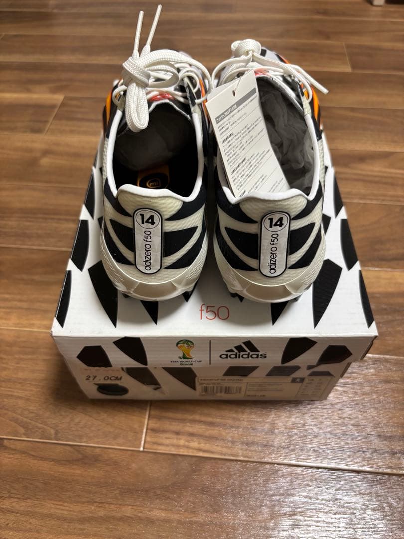 adizeroF50 HGWCスパイクシューズ　27cm