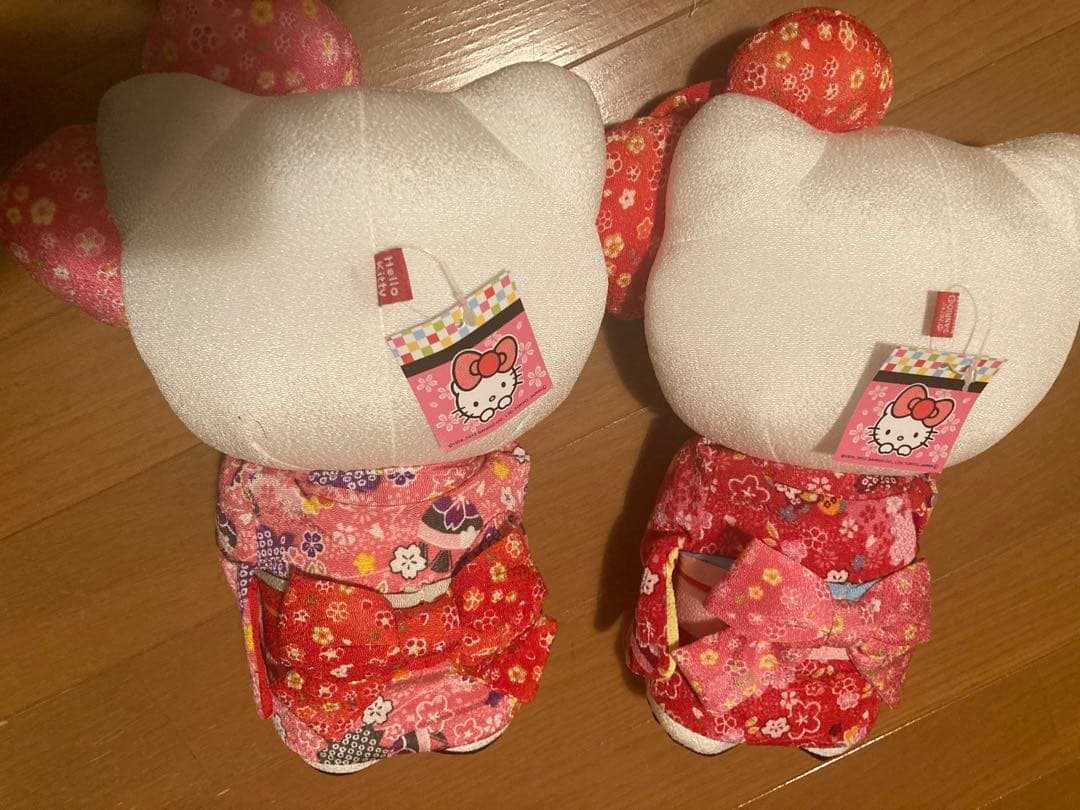 着物を着た和服キティペアセット　日本限定品