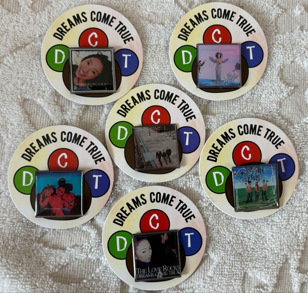 DREAMS COME TRUEピンバッジ ピンズ6個セット