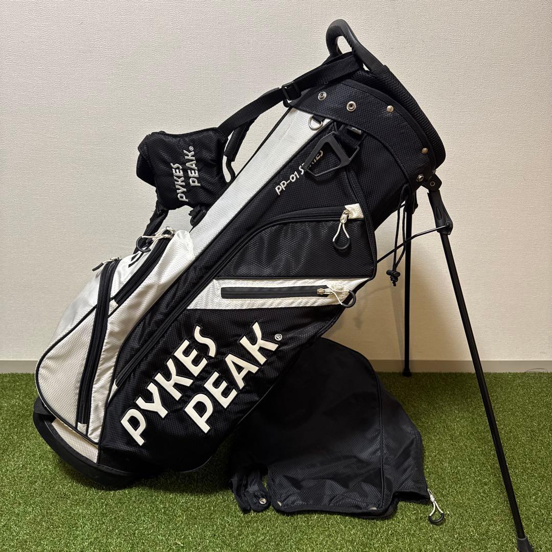 良品 PYKES PEAK パイクスピーク スタンド式 キャディバッグ