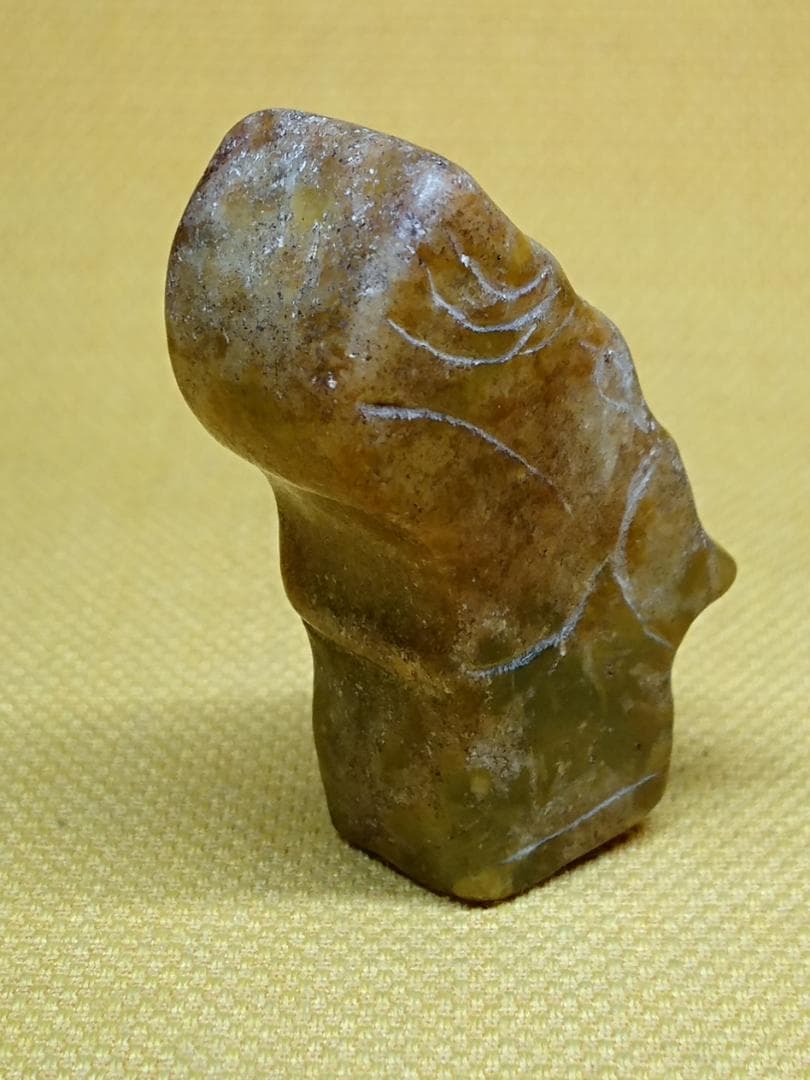 古玉　天然玉　玉彫　彫像　古玩　置物　インテリア　工芸品　美術品　A3312