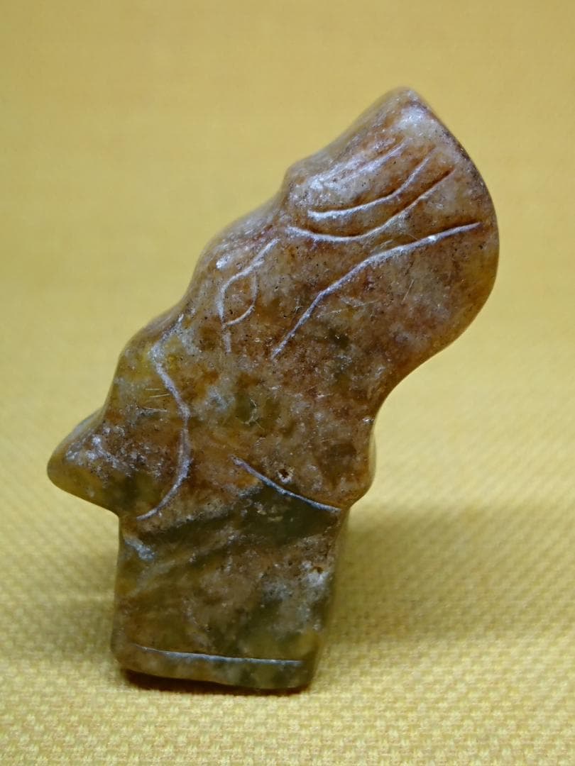 古玉　天然玉　玉彫　彫像　古玩　置物　インテリア　工芸品　美術品　A3312