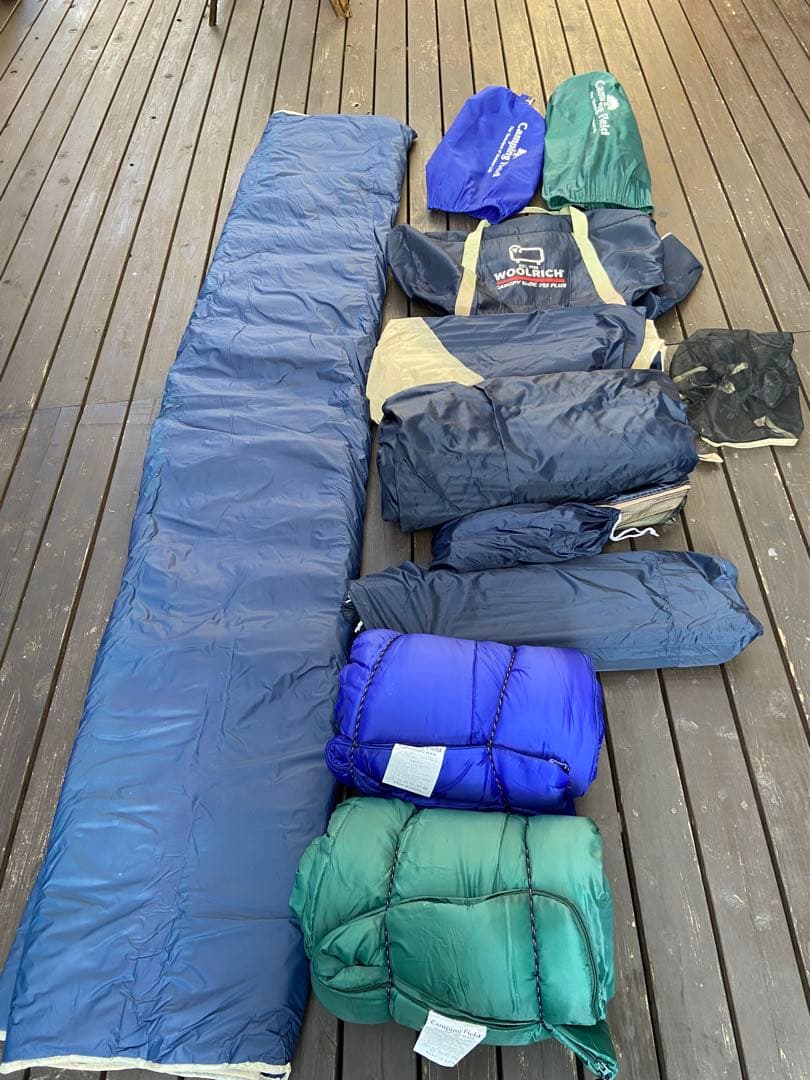 Woolrich & Camping Field キャンプテントセット