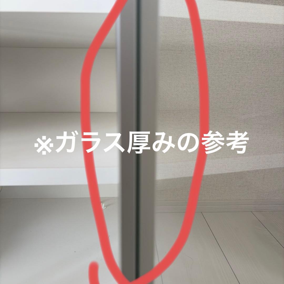 【美品】ガラス戸クローゼット ワードローブ　大川家具