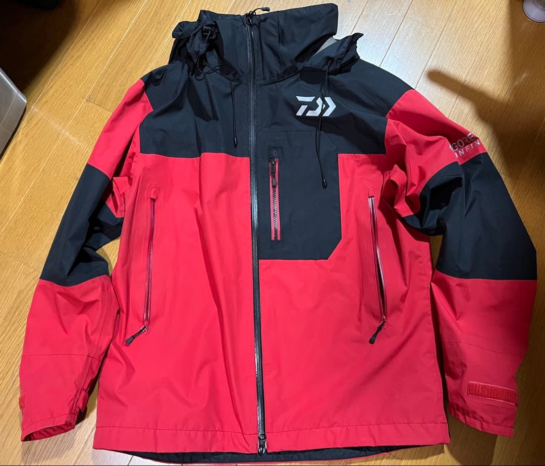 ダイワ 20 ゴアテックス レインスーツ DR-19020 レッド Ｌサイズ