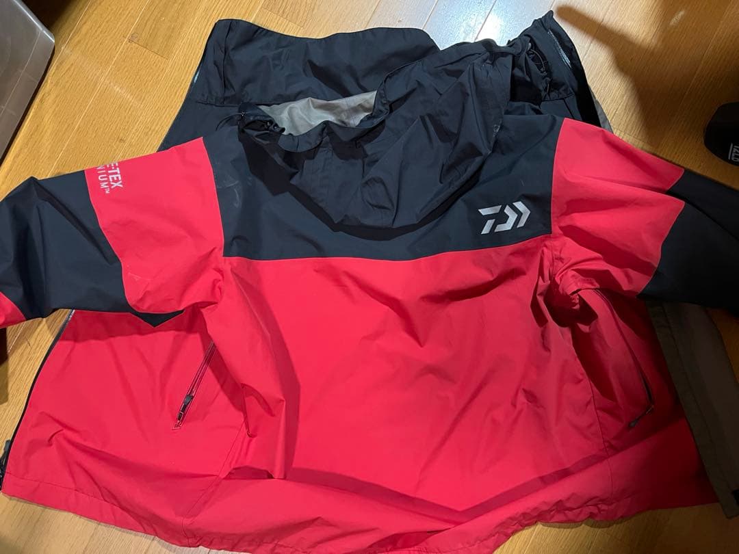 ダイワ 20 ゴアテックス レインスーツ DR-19020 レッド Ｌサイズ