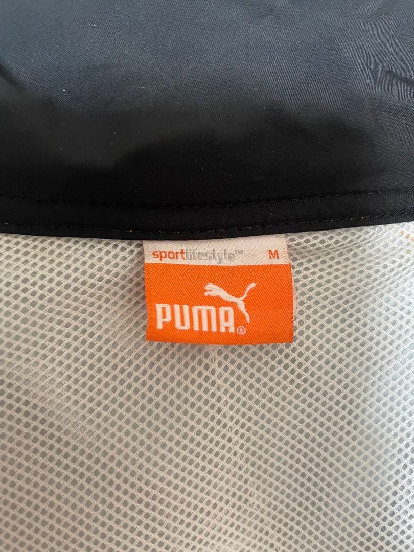 PUMA GOLF レインウェア レインジャケット オレンジ × 黒　2WAY