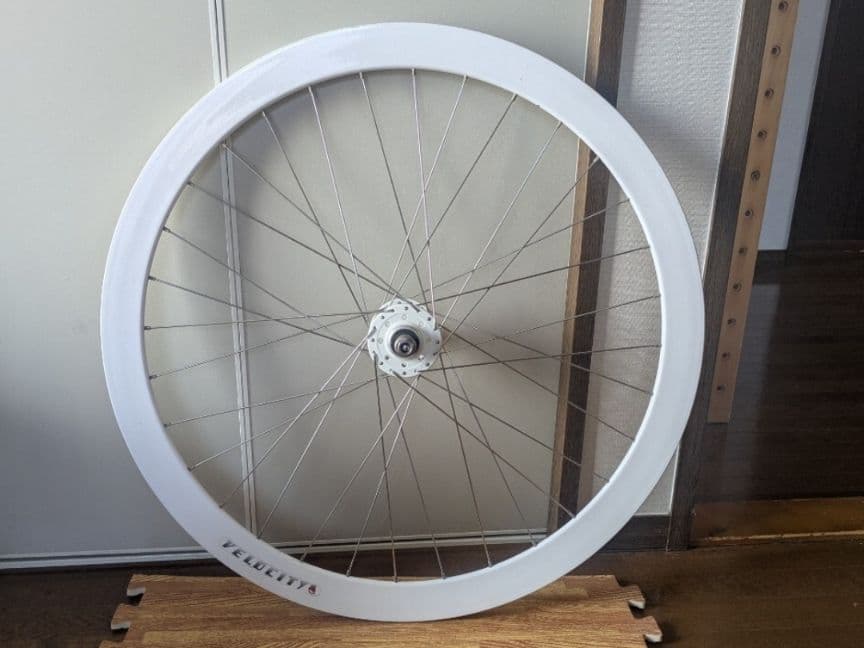 未使用 ピスト ホイール リア velocity B43 長期保管品 700C