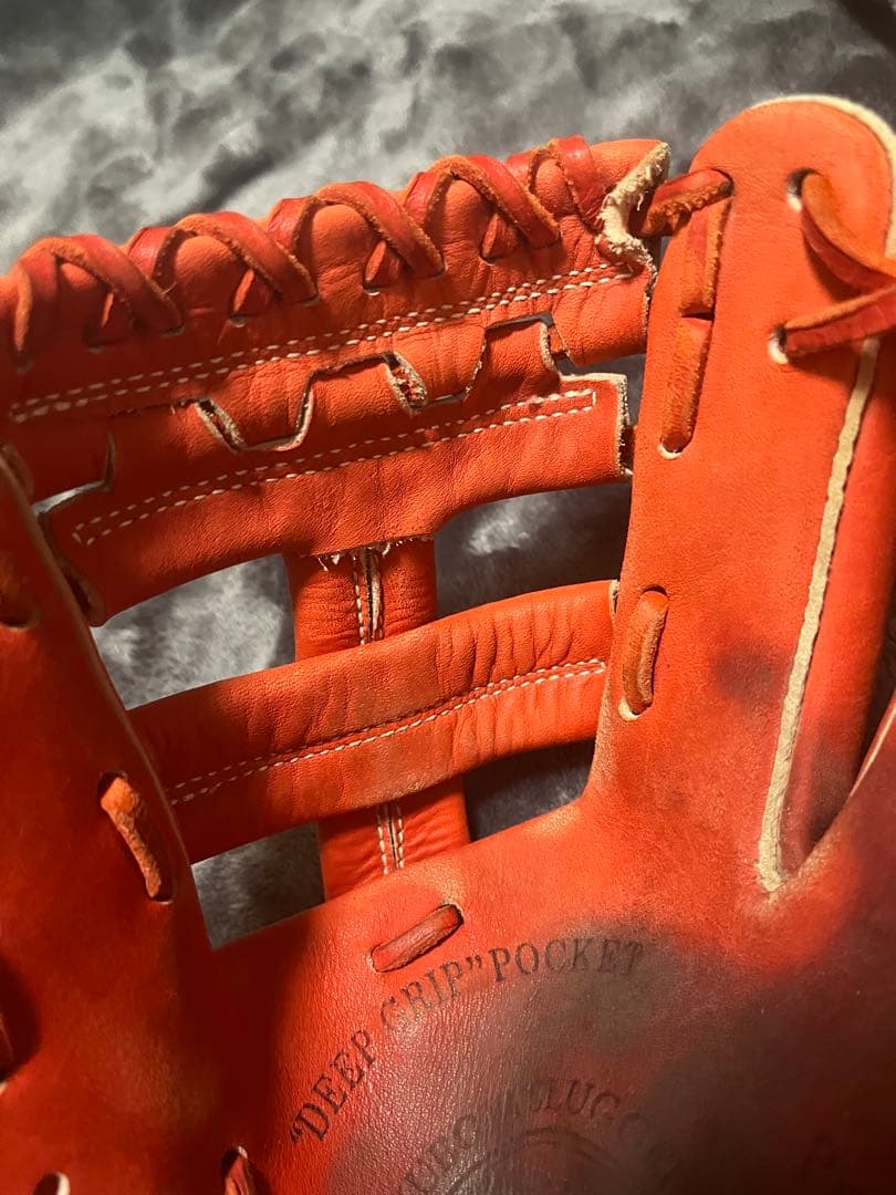 人気モデル‼️Slugger KSN-14V 少年軟式グローブ オレンジ