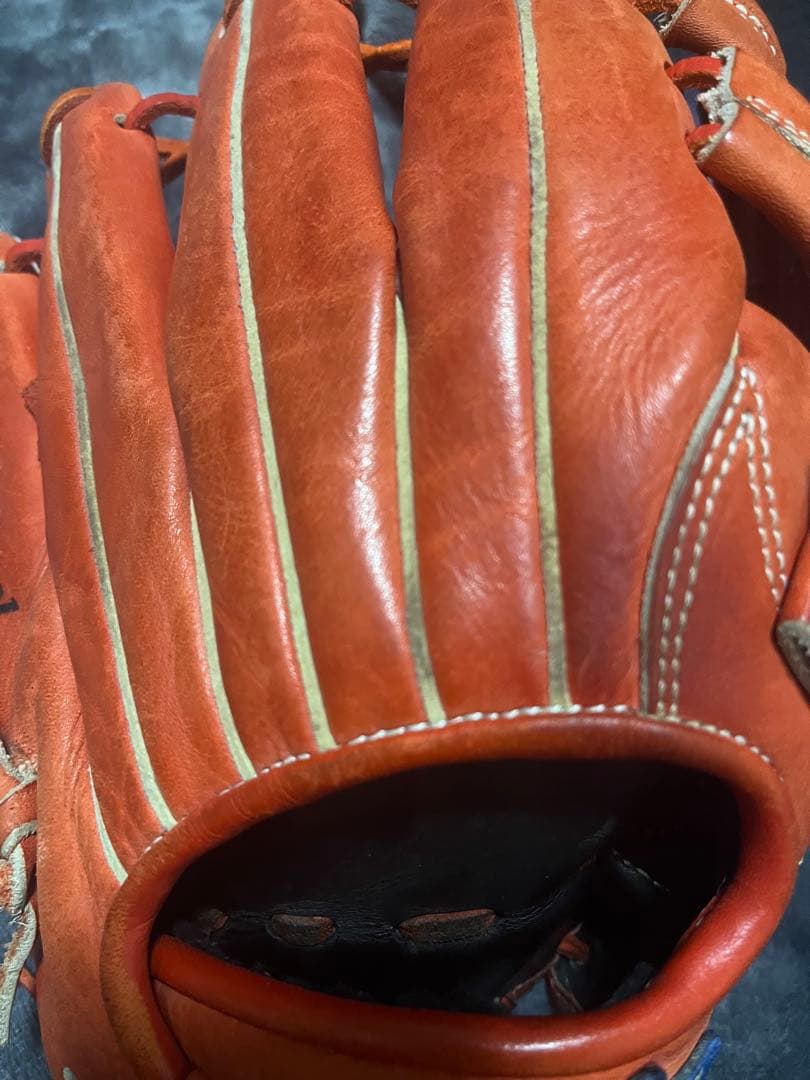 人気モデル‼️Slugger KSN-14V 少年軟式グローブ オレンジ