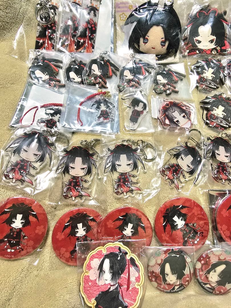 刀剣乱舞 小烏丸 アクリルキーホルダー ストラップ ラバスト